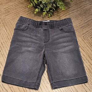 Kids Black Denim Shorts Size 7 Epic Threads